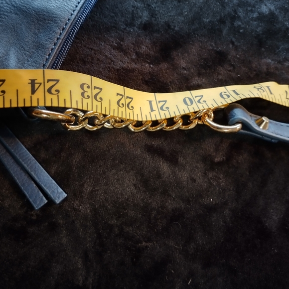 Nine West Navy Purse With Studs. Vegan. - Picture 7 of 10